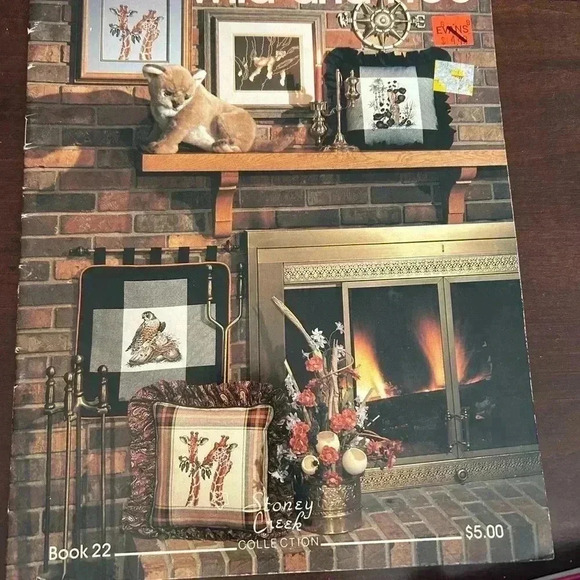 5/$25 Stoney creek 22  wild and free cross stitch craft book - Picture 3 of 8